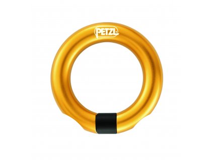 PETZL RING OPEN vícesměrový rozebíratelný kroužek žlutý