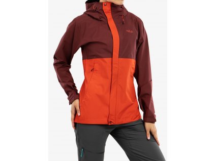 Rab Downpour Eco Jacket deep heather red grapefruit 15 a714