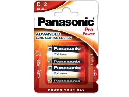 Baterie alkalická Panasonic Pro Power C, LR14, blistr 2ks