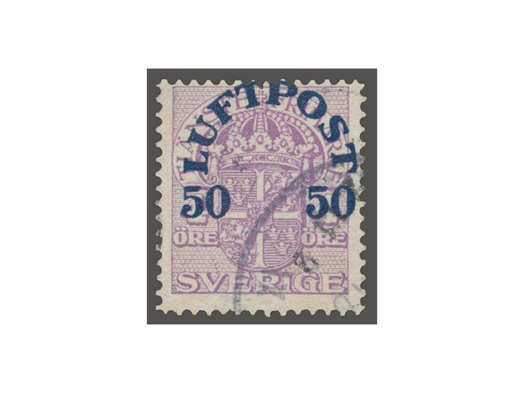 1920, 50Ö letecká, MiNr.140, razítkované