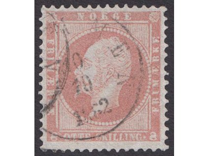 1856, 8 Sk Oskar, MiNr.5, razítkované