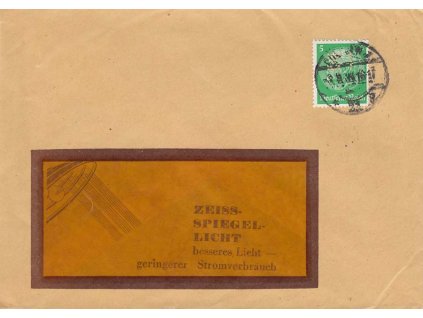 Německo, 1934, DR Berlin, perfin Z I, drobná omačkání