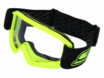 43288 - MX goggle S-Line kids fluo yellow - transparent