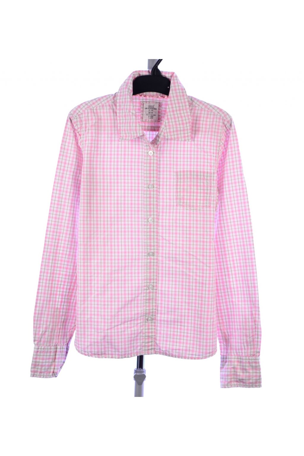 Košile karo růžová H&M vel. 158