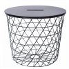 Příruční stolek BATIS TYP 3 - grafit / černá