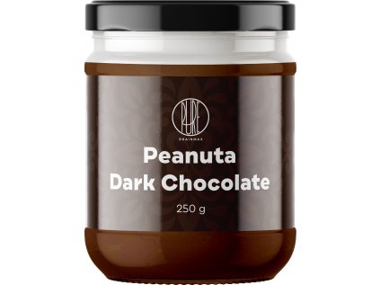 BrainMax Pure Peanuta, Arašídový krém s hořkou čokoládou, 250 g