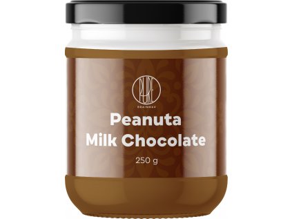 BrainMax Pure Peanuta, Arašídový krém s mléčnou čokoládou, 250 g