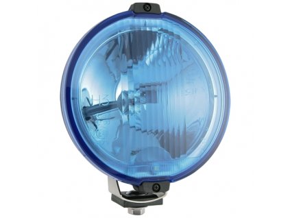 Světlo dálkové modré LED kroužek chrom
