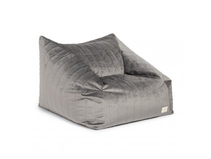 Chelsea velvet beanbag slate grey nobodinoz 1 8435574921154