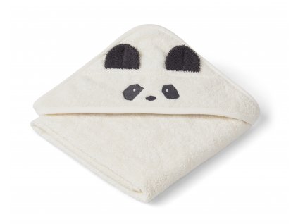 LW14757 Albert hooded towel 0010 Panda creme de la creme Extra 0