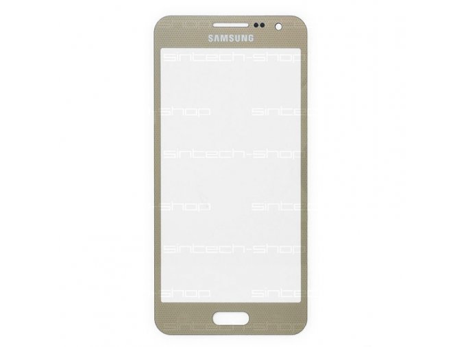 Samsung Galaxy A3 2015 (A300F) čelní dotykové sklo, zlaté (Champagne gold)