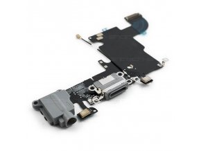 iPhone 6S nabíjecí konektor se sluchátkovým jackem a flexem, šedý