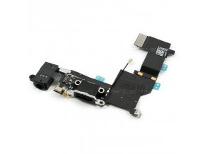 iPhone 5S nabíjecí konektor Lightning port se sluchátkovým jackem a mikrofonem černý