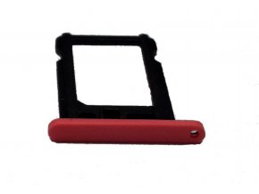 iPhone 5C držák nano SIM karty, červený