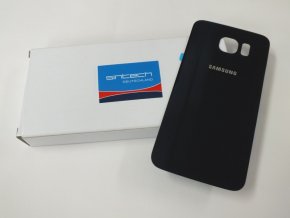 Samsung Galaxy S6 G920F zadní skleněný kryt baterie, černý
