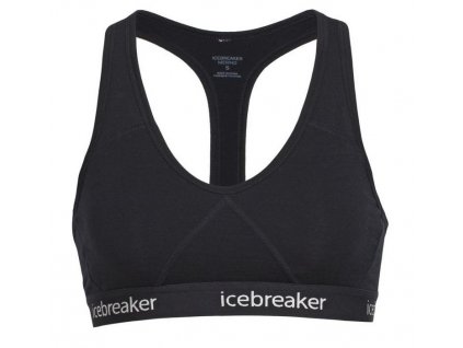 Icebreaker Wmns Sprite Racerback Bra - Black