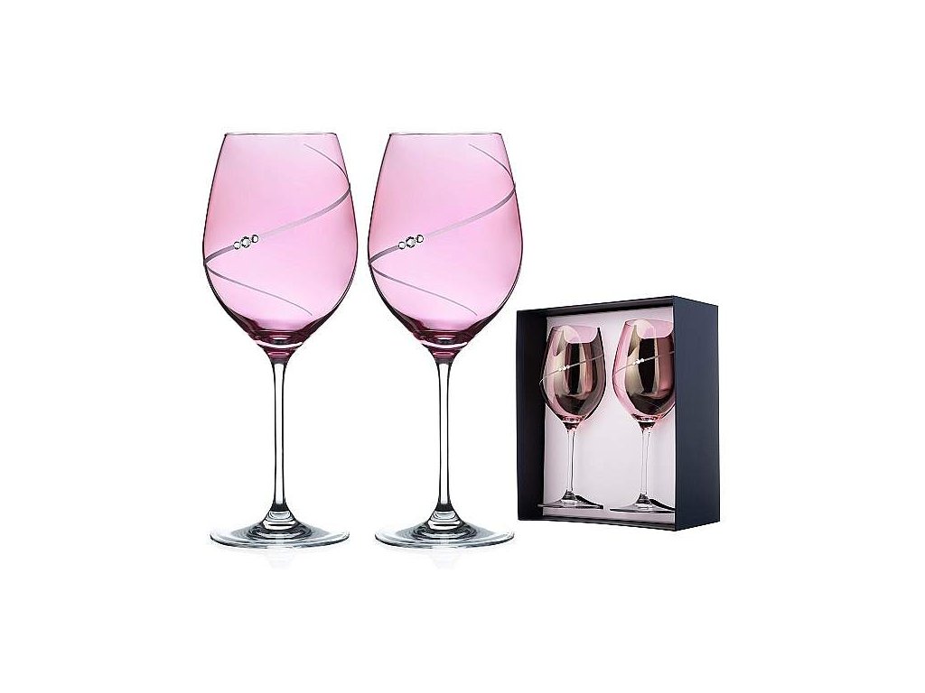1181.502 Sklenice na víno Pink Silhouette Red Wine 470 ml 2 ks