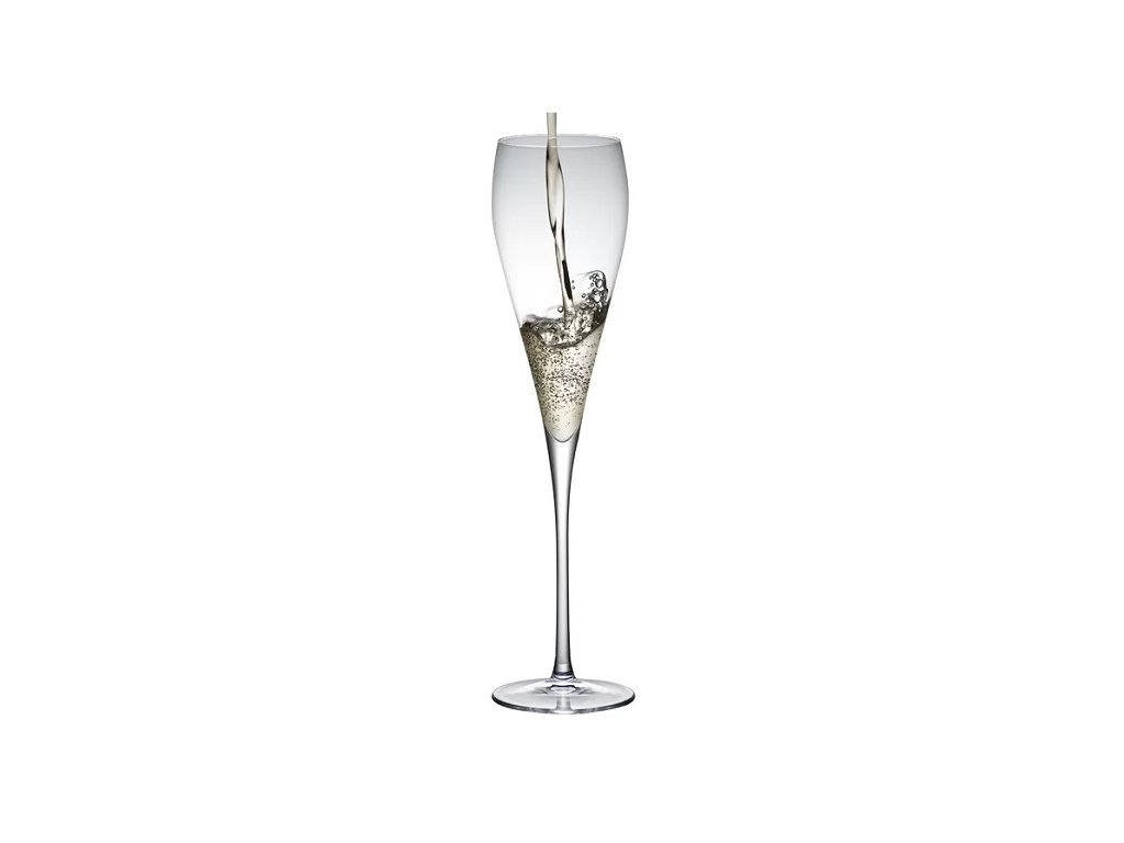 Designová sklenice na šampaňské