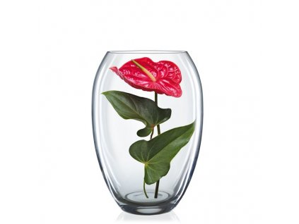 Crystalex skleněná váza Vejce 225 mm