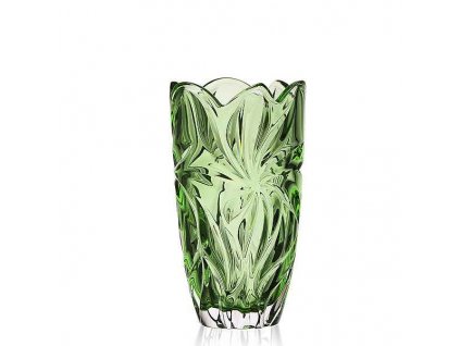 Aurum Crystal Váza Flora green 28 cm