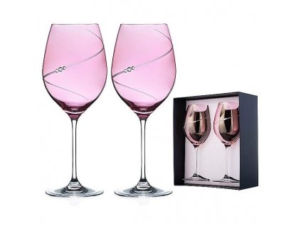 1181.502 Sklenice na víno Pink Silhouette Red Wine 470 ml 2 ks