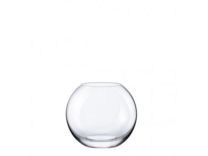 Rona skleněná váza kulatá malá 15 cm