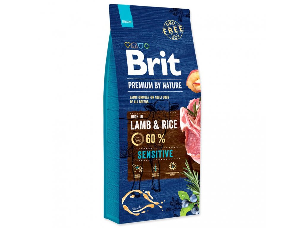 brit premium by nature sensitive lamb 15 kg