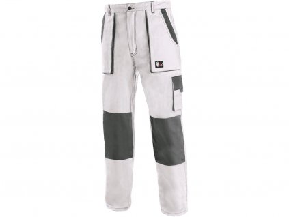 Pracovní kalhoty CXS Luxy Josef - bílá/šedá