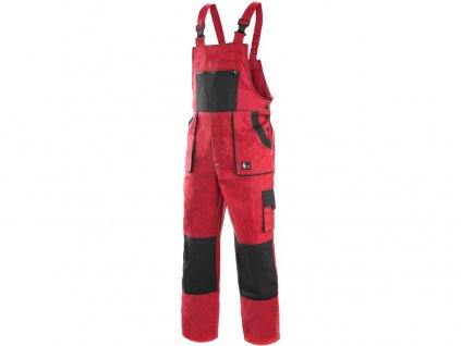 Pracovní kalhoty CXS Luxy Robin - červená/černá