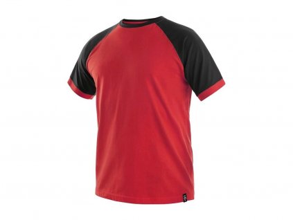 Tričko CXS Oliver - červená/černé