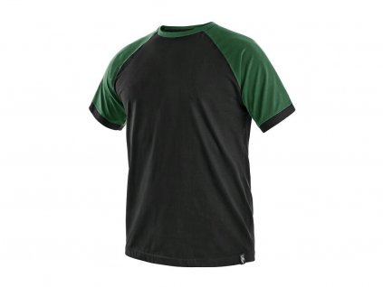 Tričko CXS Oliver - černá/zelená