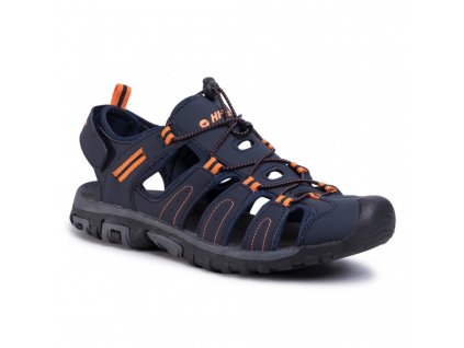Pánské sandále HI-TEC Tiore - navy/dark grey/orange