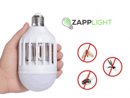 Elektrická lampa s lapačem hmyzu – zapp light