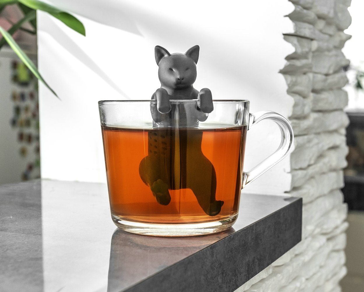Master Silikonové sítko na čaj - kočka
