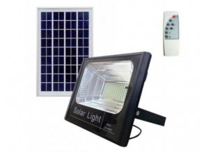 Venkovní LED reflektor 60W se solárním panelem a dálkovým ovladačem  LED FLOOD 60W SOLAR