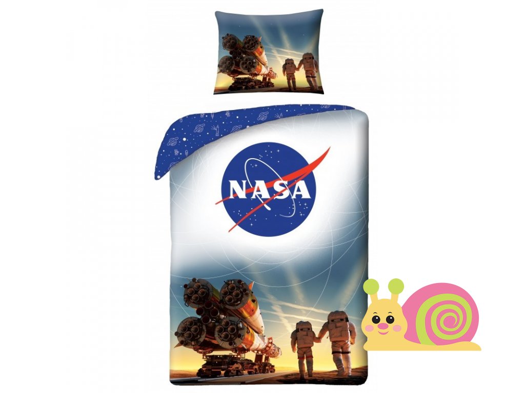 Detské obliečky NASA Raketa, 140x200 cm