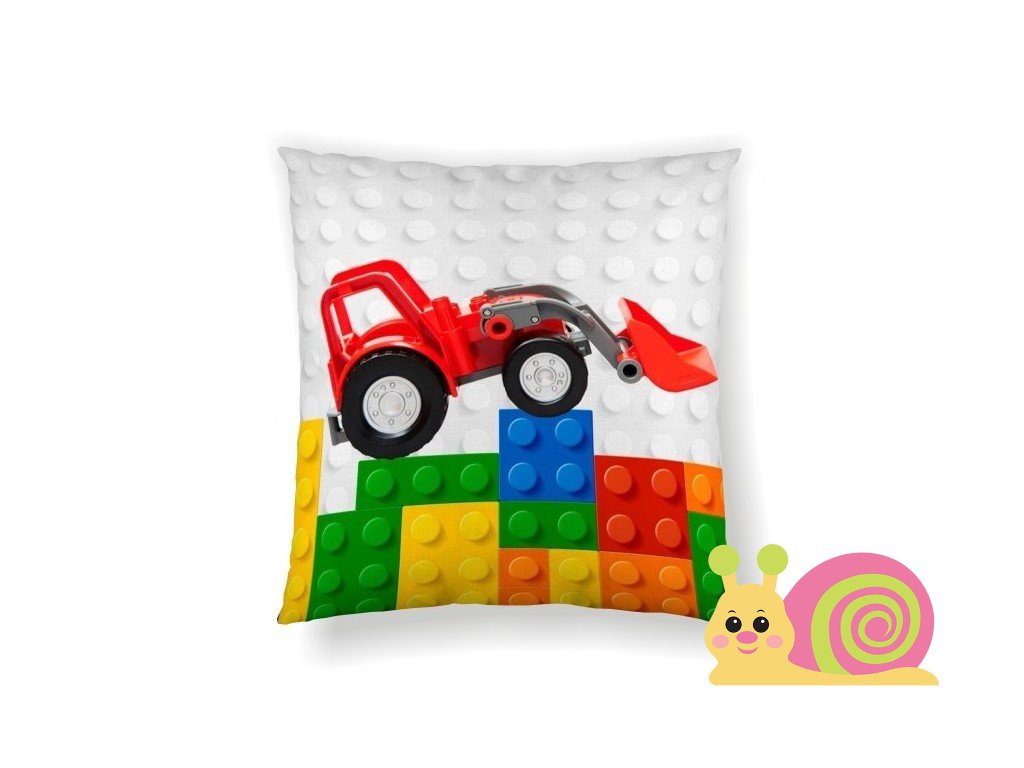 detsky dekoracny vankus lego cars