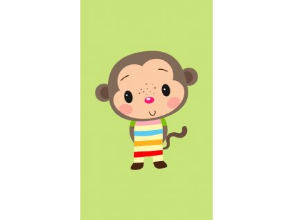 Detský uterák Opička, 50x30 cm
