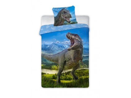 Bavlnené obliečky T-Rex hory, 140/200, 70/90 cm