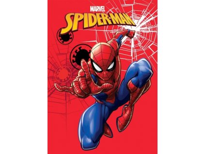 Detská deka Spiderman RED, 100/140 cm