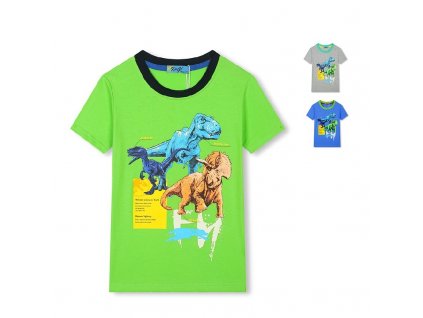 Chlapecké bavlněné tričko s dinosaury HC0692