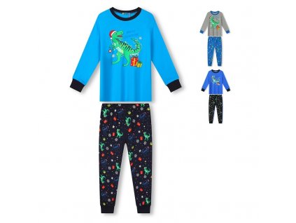 Chlapecké pyžamo s vánočním motivem QP3801ve velikosti 98-128