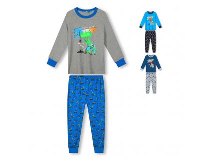 Chlapecké bavlněné pyžamo s nakladačem ve velikosti 92-128