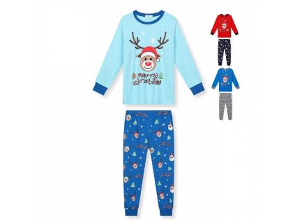 Chlapecké vánoční pyžamo MP3837 velikosti 134-164