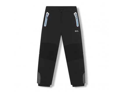 Softshellové kalhoty zateplené HK5625 velikosti 134-164 barva tmavě šedá s modrou kapsou