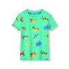 Bavlněné chlapecké tričko s drobnými dinosaury velikosti 98-128 HC9279