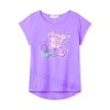 Dívčí tričko s krátkým rukávem velikosti od 116-146 barva fialková