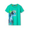 Chlapecká trička s dinosaurem HC9278 barva zelená