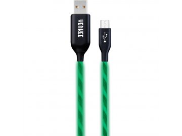 YENKEE YCU 231 GN LED Micro USB kabel