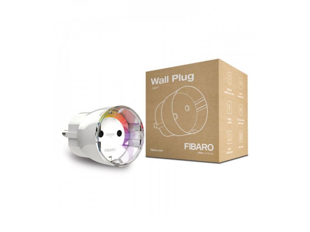 FIBARO Wall Plug type F - Inteligentná zásuvka (FGWPF-102 ZW5)